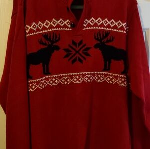 Chaps Moose Sweater